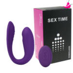 Vibrador de Casais com Estimulador de Ponto G; Sugador de Clitóris - Sex Time