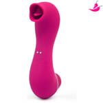 Vibrador Feminino 2 em 1 - Sugador de Clitóris e Simulador de Sexo Oral com Língua LinTap