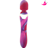 Vibrador Feminino Duplo Varinha Mágica e Consolo - MagicMic
