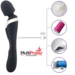 Vibrador Feminino Duplo Varinha Mágica e Consolo - MagicMic