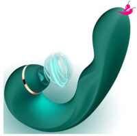 Vibrador Feminino Sugador de Clitóris e Estimulador de Ponto G - Realization
