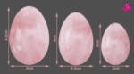 Yoni Egg de Quartzo Rosa - Fortalecedor dos Músculos Vaginais