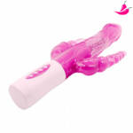 Vibrador Rotativo Rabbit- Triplo Prazer - 3 em 1- Pretty Bunny