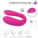 Amigo colorido – Vibrador e Sugador de Clitóris com Controle Remoto – Utilizável na Calcinha