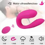 Amigo colorido – Vibrador e Sugador de Clitóris com Controle Remoto – Utilizável na Calcinha
