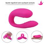 Amigo colorido – Vibrador e Sugador de Clitóris com Controle Remoto – Utilizável na Calcinha