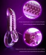 Anel Peniano com Textura Para o Clitóris e Pênis