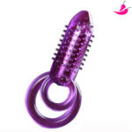 Anel Peniano com Textura Para o Clitóris e Pênis