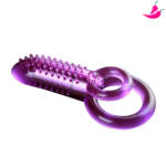 Anel Peniano com Textura Para o Clitóris e Pênis