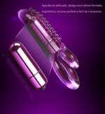 Anel Peniano com Textura Para o Clitóris e Pênis