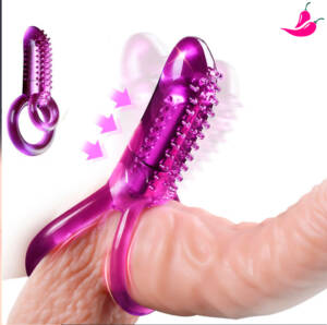 Anel Peniano com Textura Para o Clitóris e Pênis