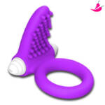 Anel Peniano Com Vibrador Retardante de Ejaculação