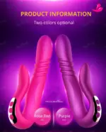 Vibrador Feminino Estimulador De Clitóris E Consolo Telescópico