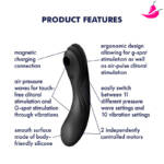 Satisfyer Curvy Trinity 4 - Vibrador e Sugador Clitoriano