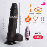 Pênis Realista Shadoy 4 em 1 - Vibrador com Aquecimento