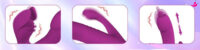 Dominatrix - Vibrador Tripla Estimulação com Aquecimento