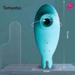 Vibrador Estimulador e Sugador de Clitóris - Dibe Little Blue