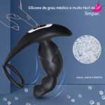 Massageador de Próstata Rotativo 3 em 1