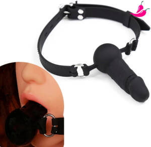 Mordaça com pênis