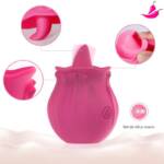 Rosa Amiga- Estimulador de Clitóris Com Língua