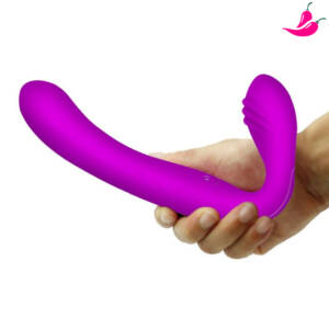 Vibrador com Duas Pontas para Mulheres, Strapless Cinta Peniana sem Alça - TwoLoves