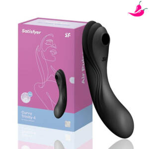Satisfyer Curvy Trinity 4 - Vibrador e Sugador Clitoriano
