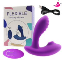 Vibrador Feminino Com Sugador De Clitóris & 10 Níveis De Intensidades -Sexho