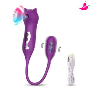 Sugador De Clitóris E Vibrador Bullet De Ponto G - CatLoving