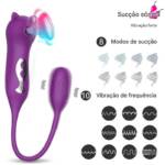 Sugador De Clitóris E Vibrador Bullet De Ponto G - CatLoving