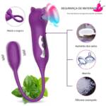 Sugador De Clitóris E Vibrador Bullet De Ponto G - CatLoving