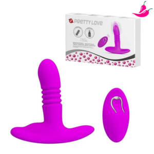 Vibrador Plug Anal Vai Vem - Pretty Love