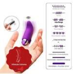 Vibrador de Dedo 10 Velocidades Estimulador de Ponto G