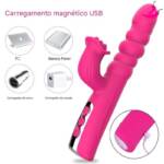 Vibrador Coelho com Estimulador de Clitóris