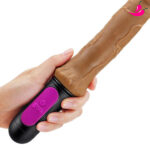 Consolo Realístico Vibratório com 10 Níveis de Velocidade e Aquecimento - Soft Dick
