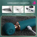 Vibrador Varinha Mágica 3 em 1