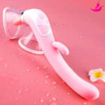 Vibrador De Ponto G E Sugador De Clitóris Com Língua, Simulador De Sexo Oral - Delirium Suck