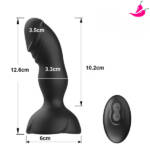 Plug e Vibrador Vênus 10 Modos