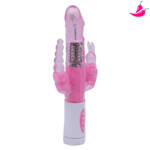 Vibrador Rotativo Rabbit- Triplo Prazer - 3 em 1- Pretty Bunny