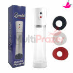 Bomba Elétrica Peniana - 3 Anéis de Silicone - Pênis Pump