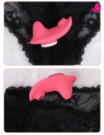 Mini Vibrador de Calcinha com Vibrações, Sugador de Clitóris & Controle Remoto a Distância