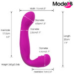 Vibrador com Duas Pontas para Mulheres, Strapless Cinta Peniana sem Alça - TwoLoves