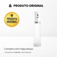 Bomba Elétrica Peniana - 3 Anéis de Silicone - Pênis Pump