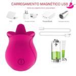 Vibrador Simulador de Sexo Oral com Língua - HotFlower