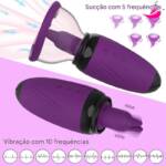 Lambilícia - Estimulador de Mamilo/Clitóris com Sucção e Lambidas