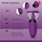Lambilícia - Estimulador de Mamilo/Clitóris com Sucção e Lambidas