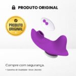 Mini Vibrador de Calcinha com Vibrações, Sugador de Clitóris & Controle Remoto a Distância