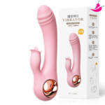 Vibrador Feminino Rabbit com Estimulação de Ponto G e Língua Vibratória - Orion
