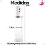 Bomba Elétrica Peniana - 3 Anéis de Silicone - Pênis Pump