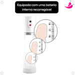 Bomba Elétrica Peniana - 3 Anéis de Silicone - Pênis Pump
