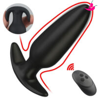 PlugJet- Plug Anal com Vibrações Potentes e Controle Remoto sem Fio